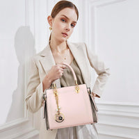 Vegan Leather Satchel Handbag