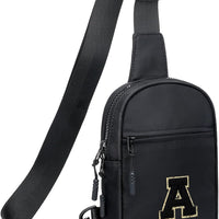 Girls Initial Sling Crossbody Bag