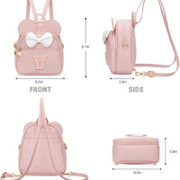 Girls Initial Mini Backpack