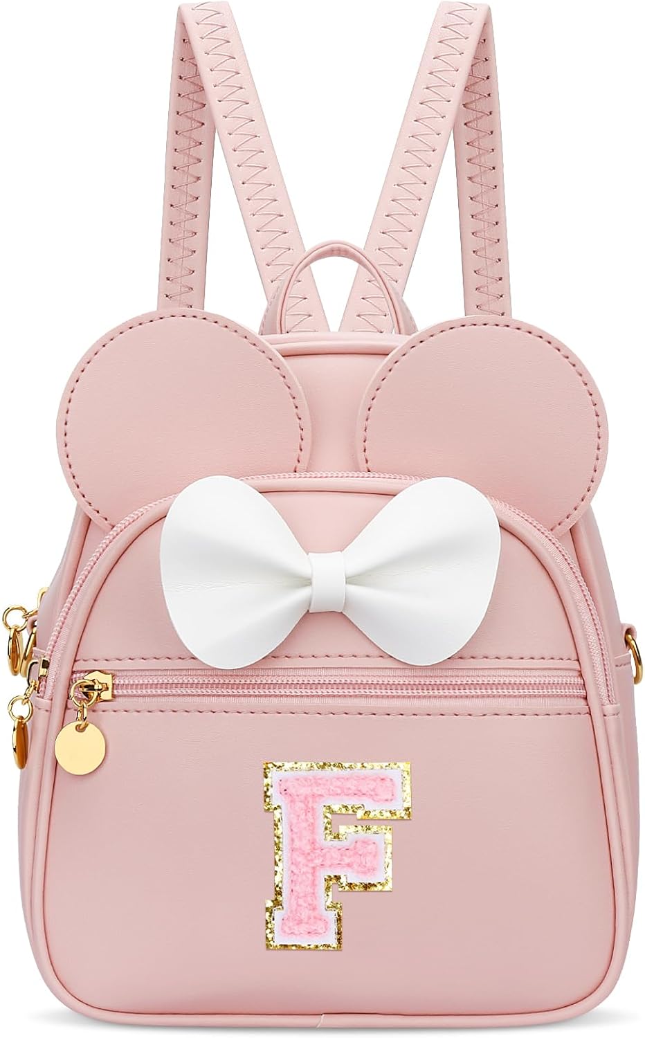 Girls Initial Mini Backpack