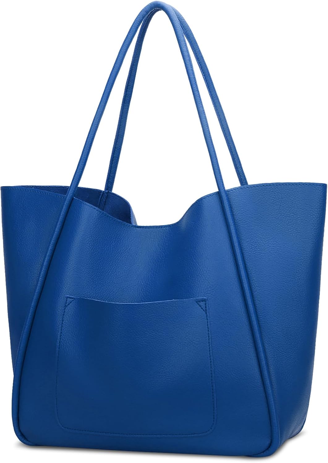 Large Vegan Leather Tote Bag