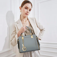 Vegan Leather Satchel Handbag