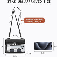 Clear Stadium Crossbody Purse