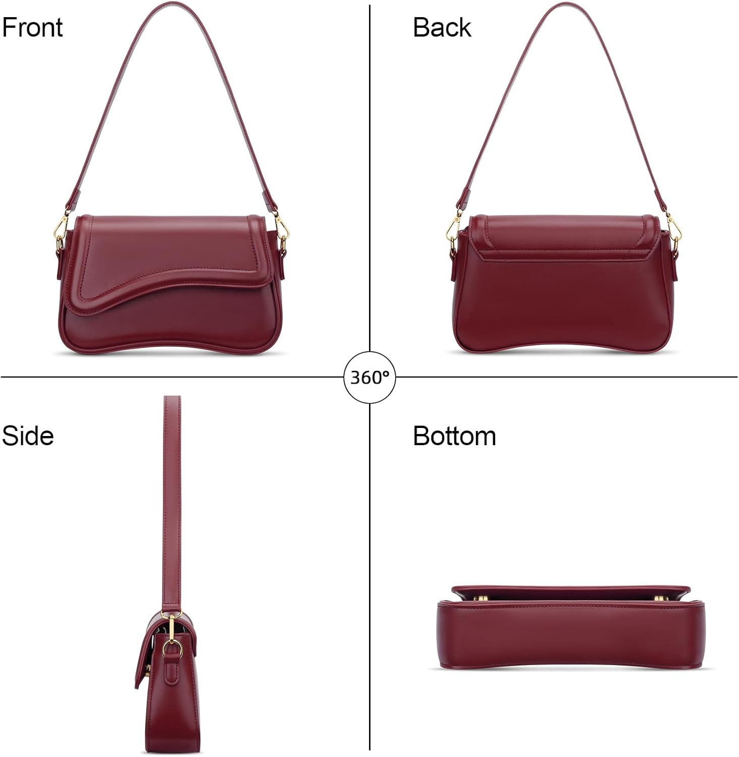 Small Retro Hobo Shoulder Purse