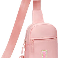 Girls Initial Sling Crossbody Bag
