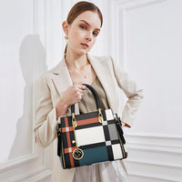 Vegan Leather Satchel Handbag