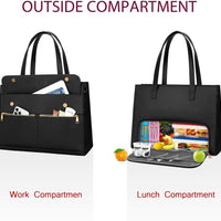 2-in-1 Laptop Lunch Tote Bag