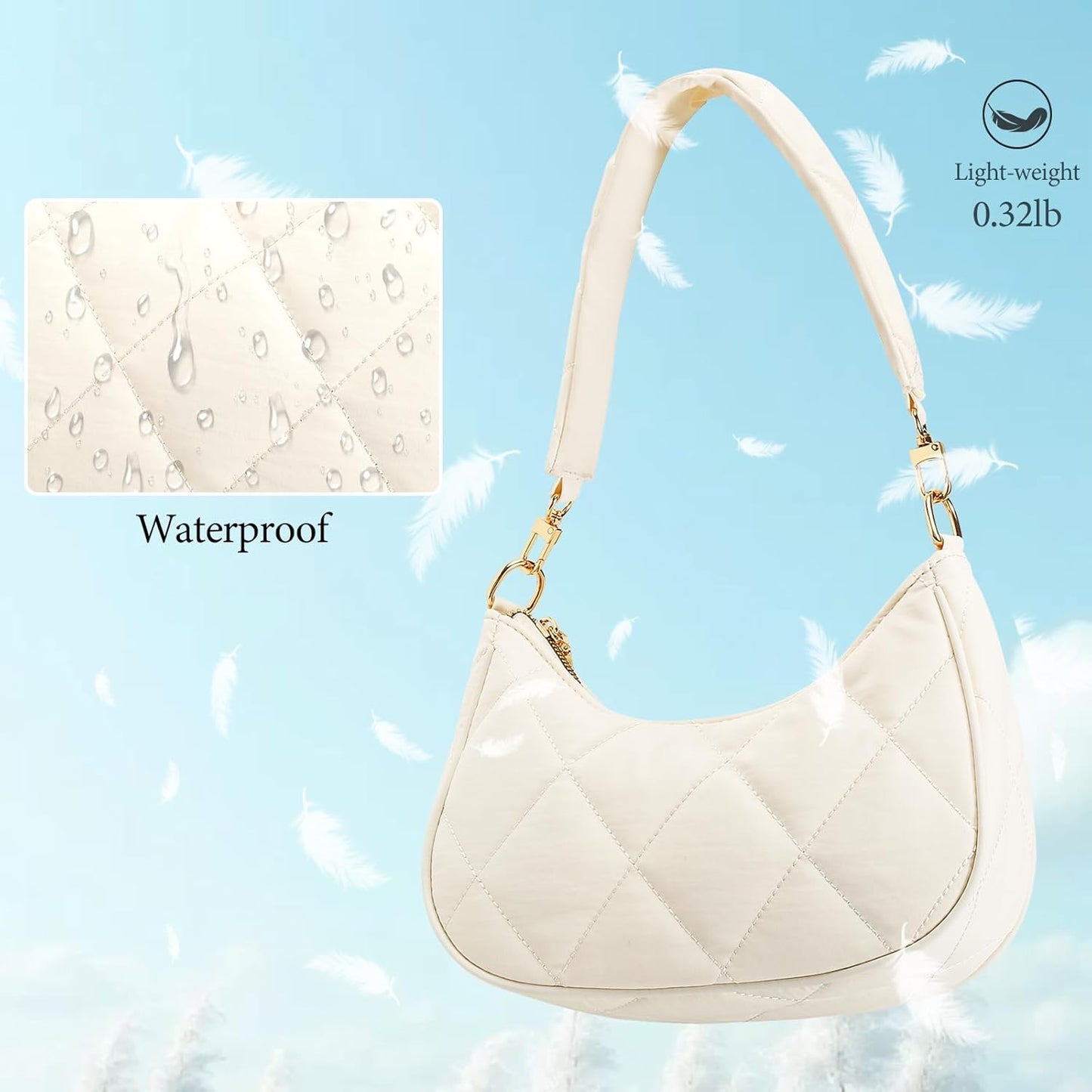 Retro Underarm Hobo Purse