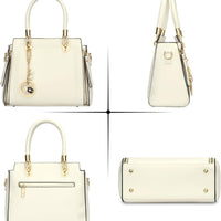 Vegan Leather Satchel Handbag