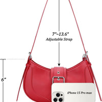 Retro Crescent Hobo Shoulder Bag