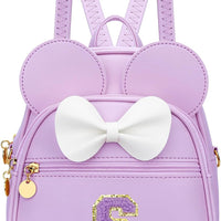 Girls Initial Mini Backpack