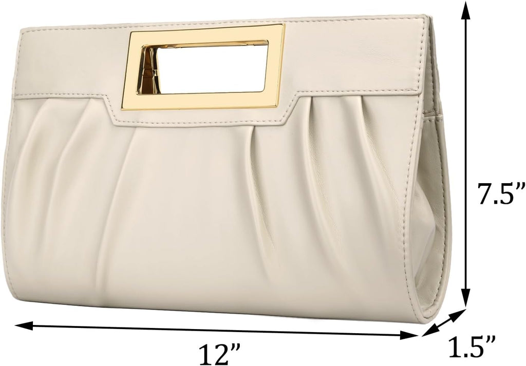 Elegant Pleated Clutch Purse