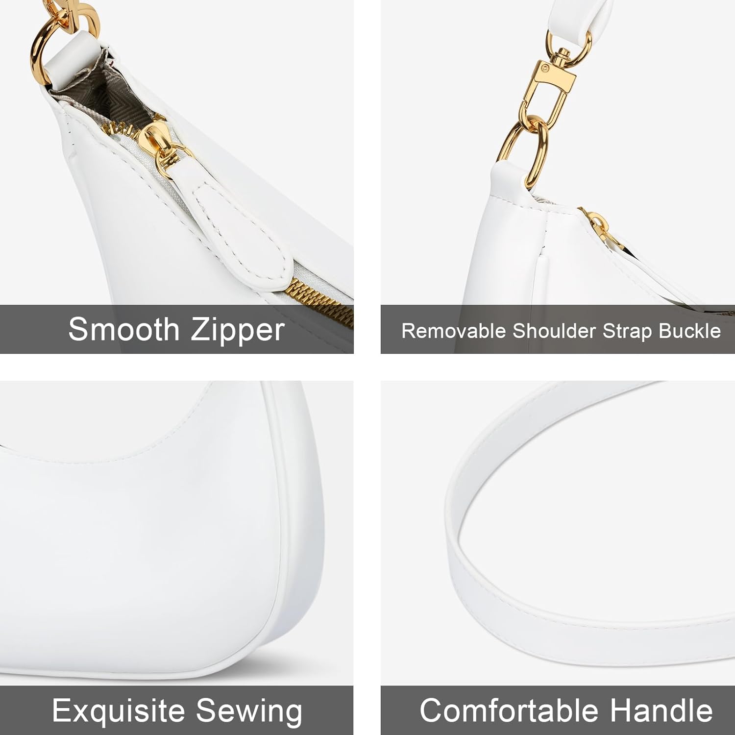 Small Crescent Shoulder Purse