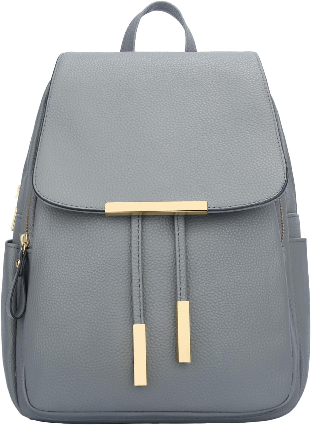 Quilted Leather Backpack Purse