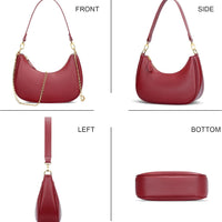 Small Crescent Shoulder Purse