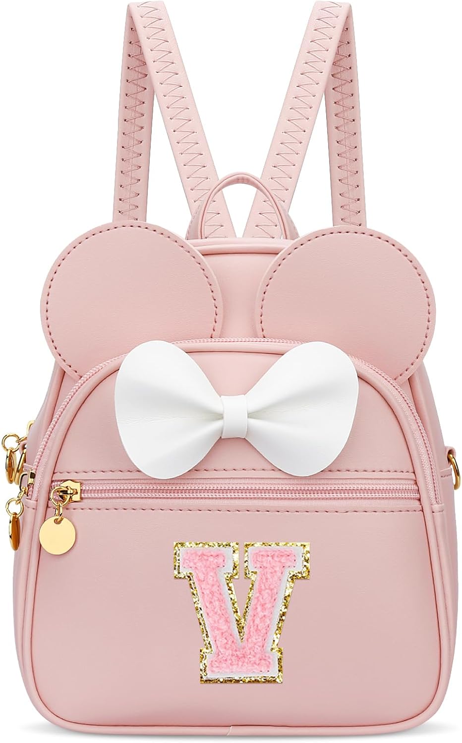 Girls Initial Mini Backpack