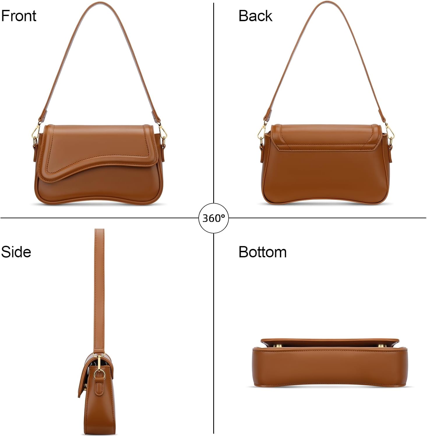 Small Retro Hobo Shoulder Purse