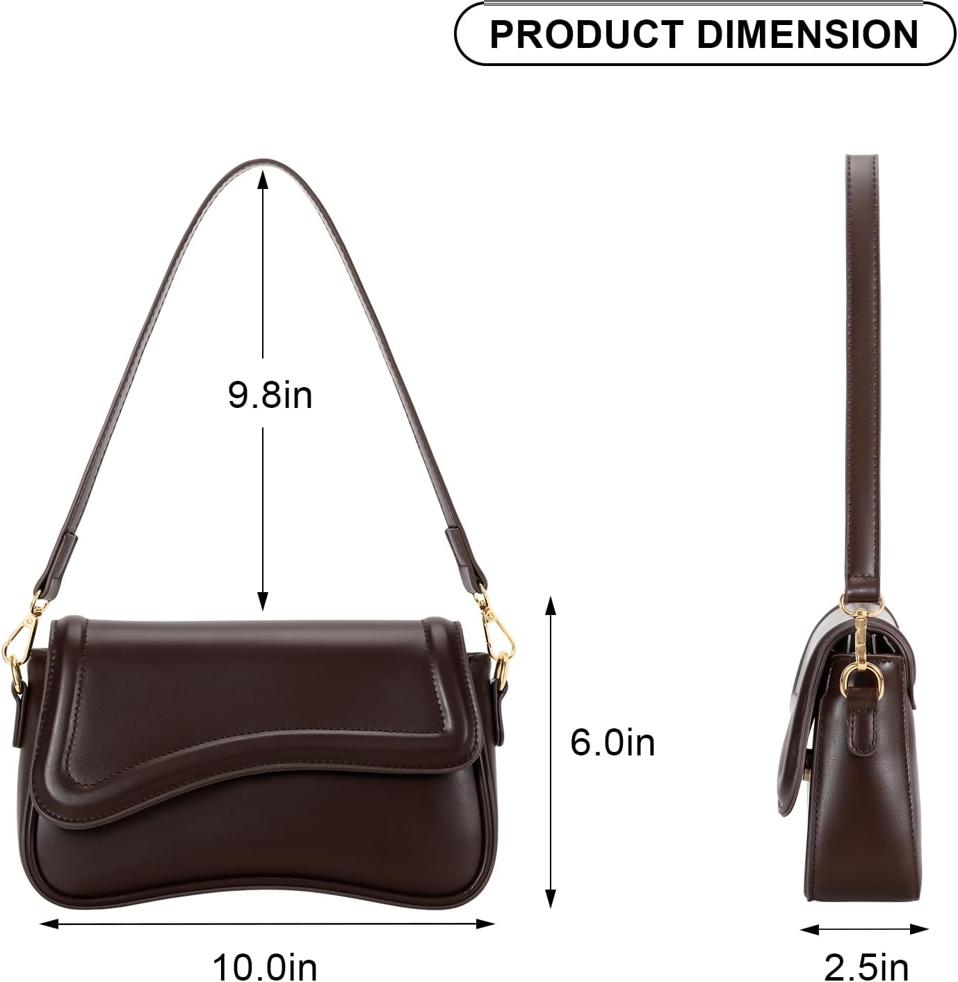 Small Retro Hobo Shoulder Purse