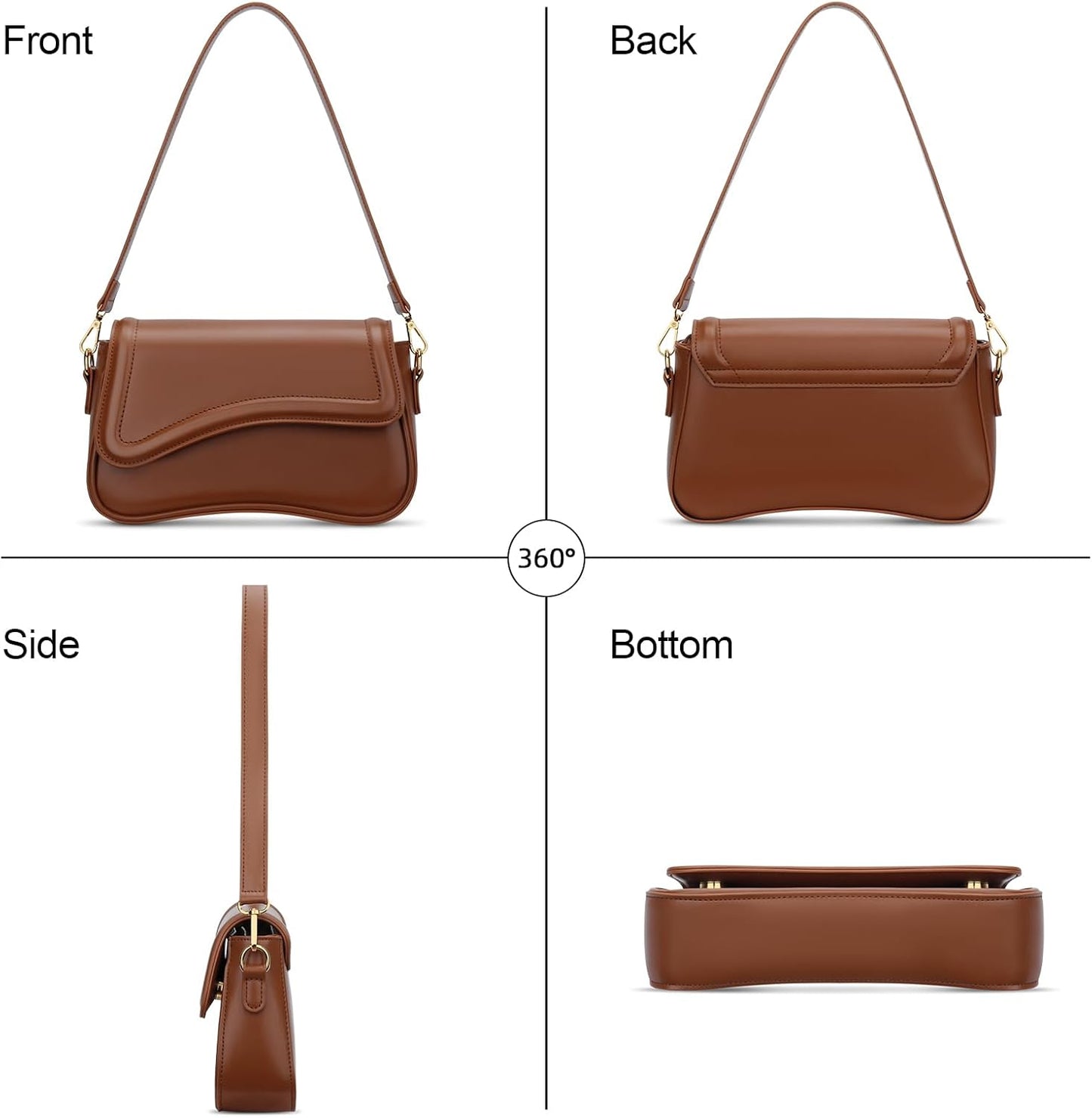 Small Retro Hobo Shoulder Purse