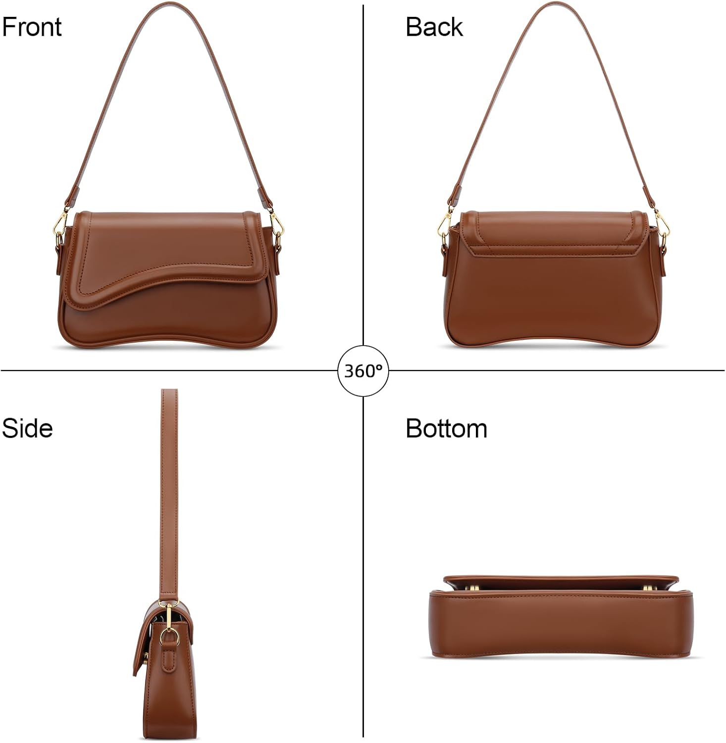 Small Retro Hobo Shoulder Purse