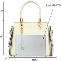 Vegan Leather Satchel Handbag