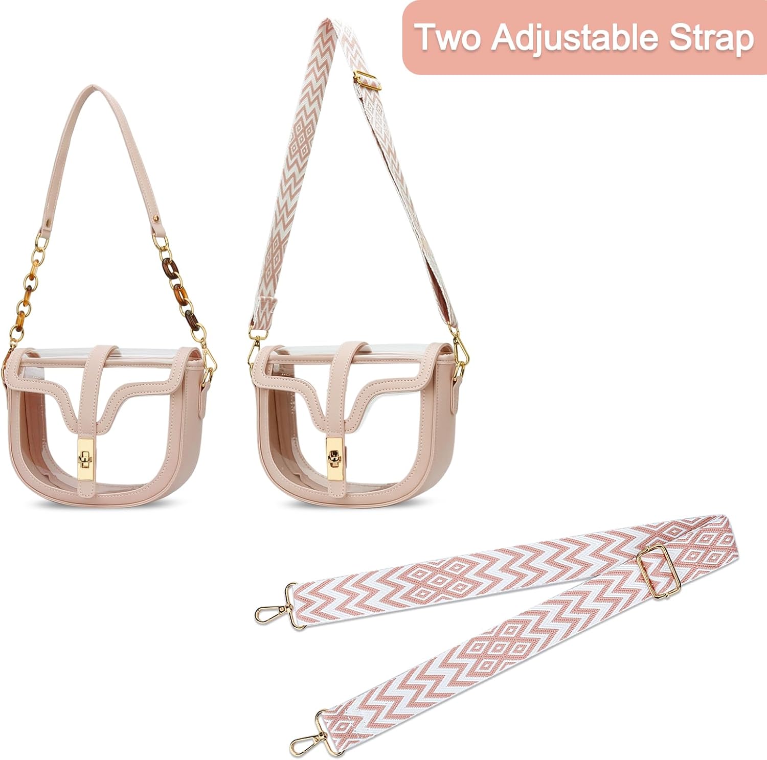 Clear Stadium Crossbody Bag