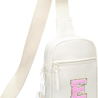 Girls Initial Sling Crossbody Bag