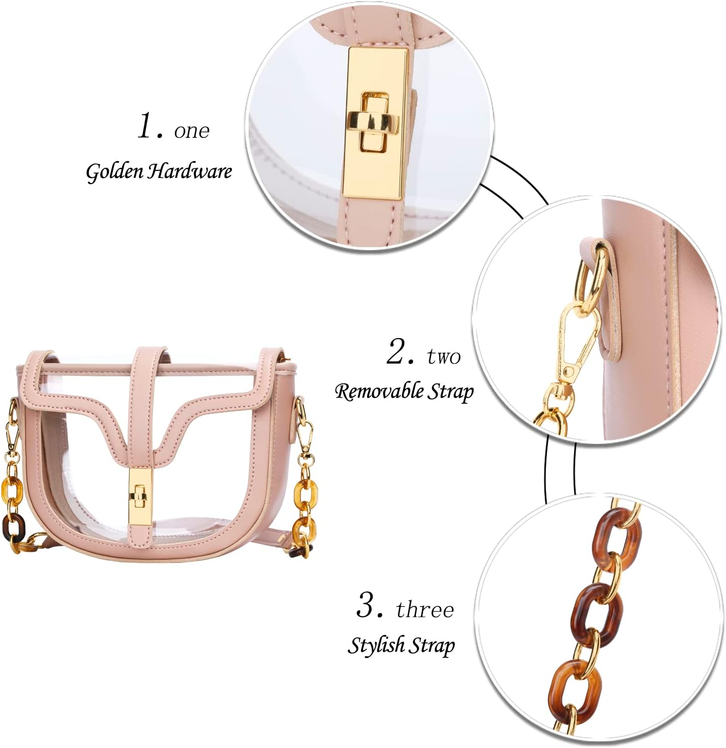 Clear Stadium Crossbody Bag