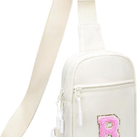 Girls Initial Sling Crossbody Bag