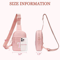 Girls Initial Sling Crossbody Bag