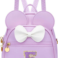 Girls Initial Mini Backpack