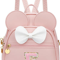 Girls Initial Mini Backpack