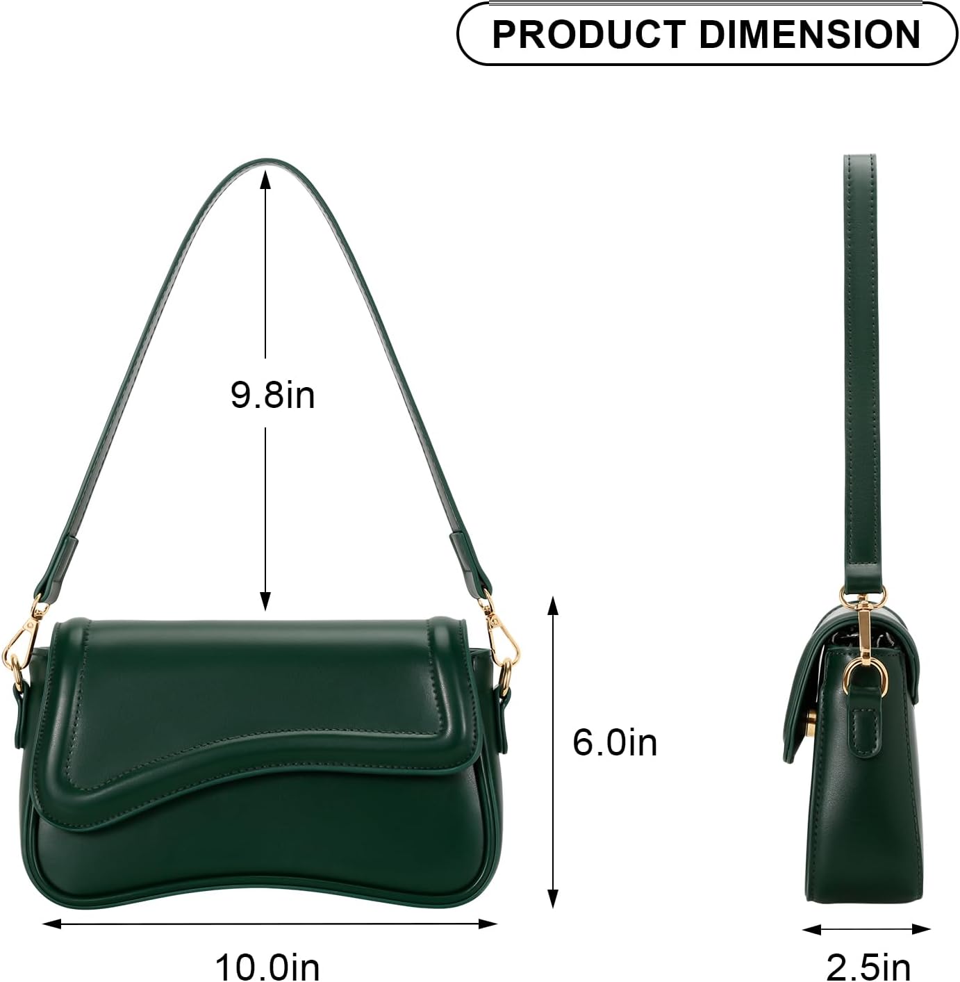 Small Retro Hobo Shoulder Purse