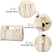 Elegant Pleated Clutch Purse