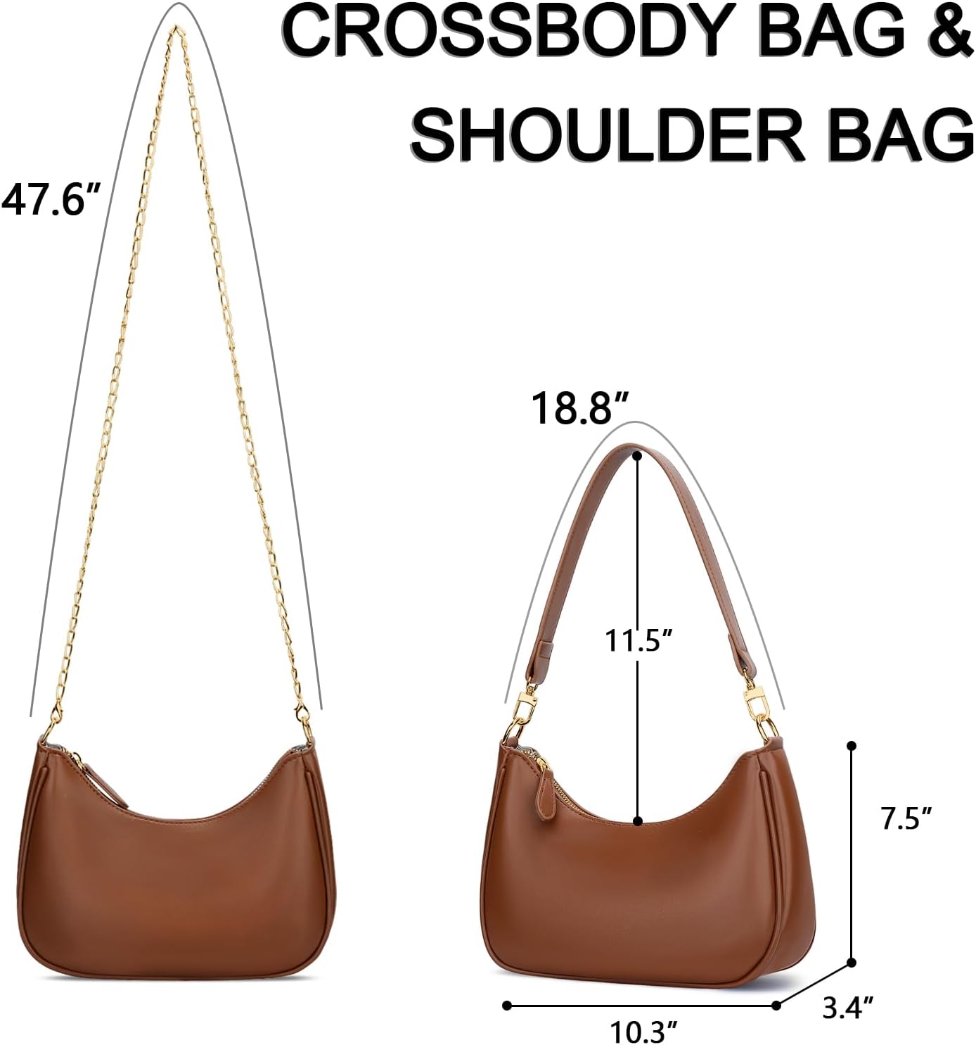 Retro Underarm Hobo Purse