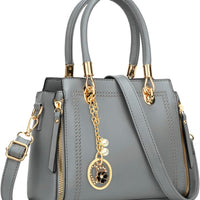 Vegan Leather Satchel Handbag