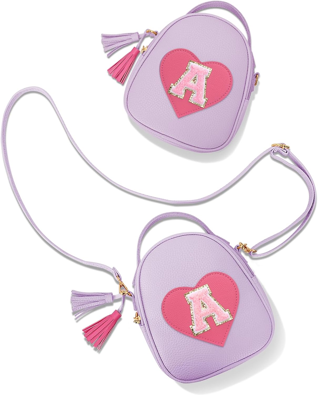 Girls Heart Crossbody Bag (Small)
