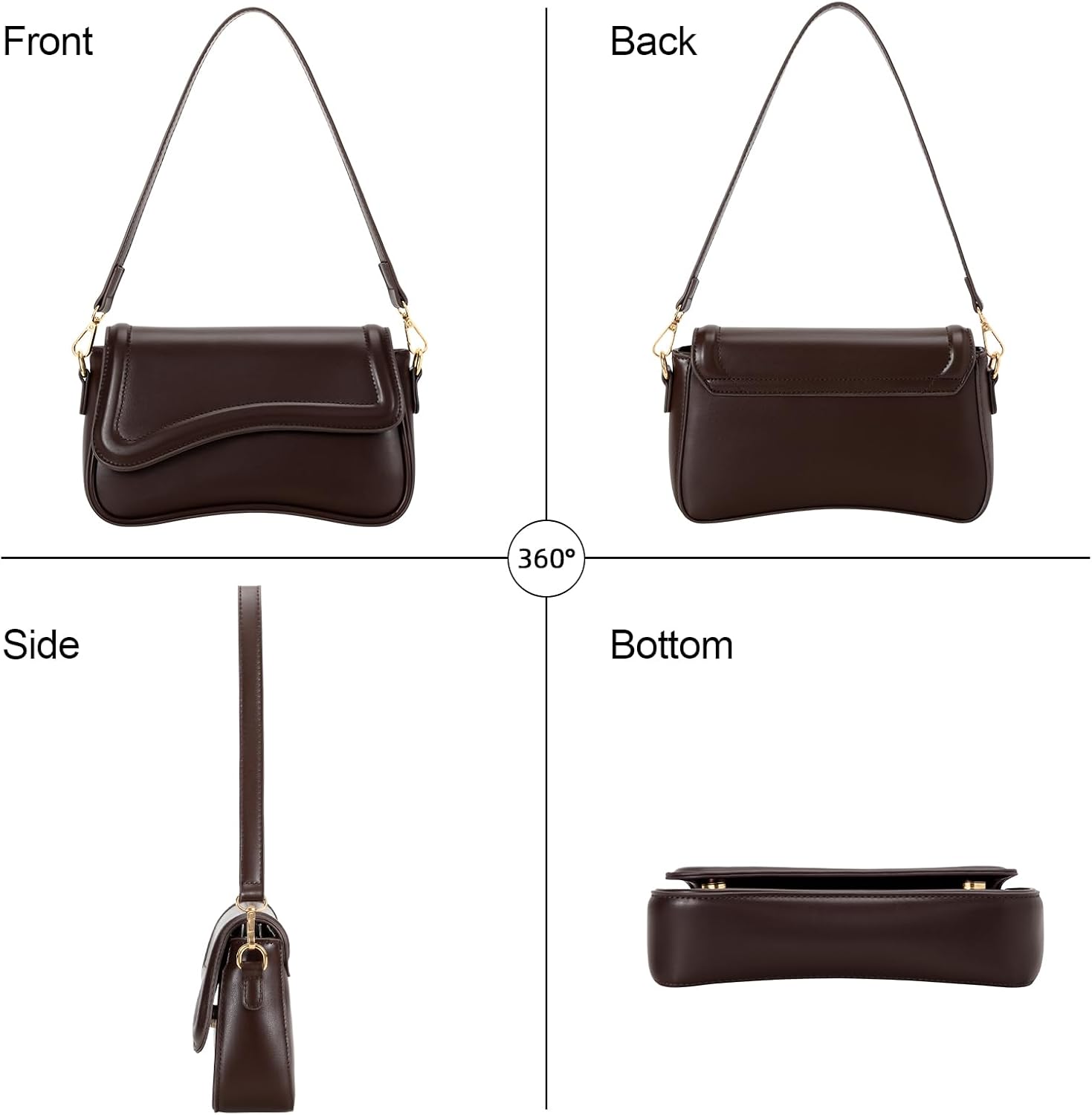 Small Retro Hobo Shoulder Purse