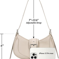 Retro Crescent Hobo Shoulder Bag