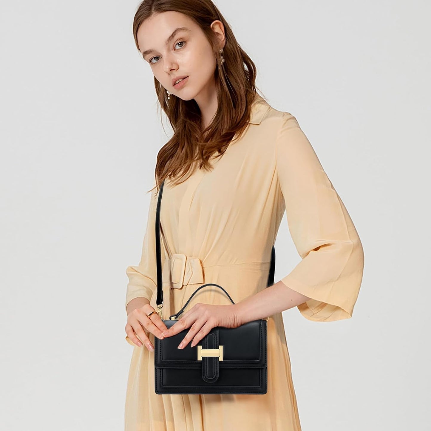 Top Handle Crossbody Handbag