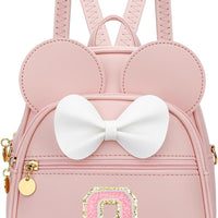 Girls Initial Mini Backpack