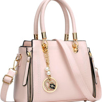 Vegan Leather Satchel Handbag