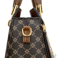 Vegan Leather Satchel Handbag