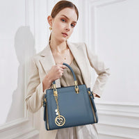 Vegan Leather Satchel Handbag