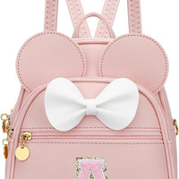 Girls Initial Mini Backpack