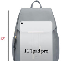 Quilted Leather Backpack Purse