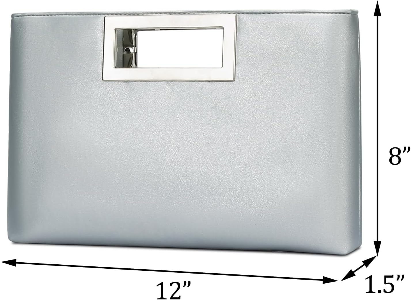 Vegan Leather Formal Clutch Purse