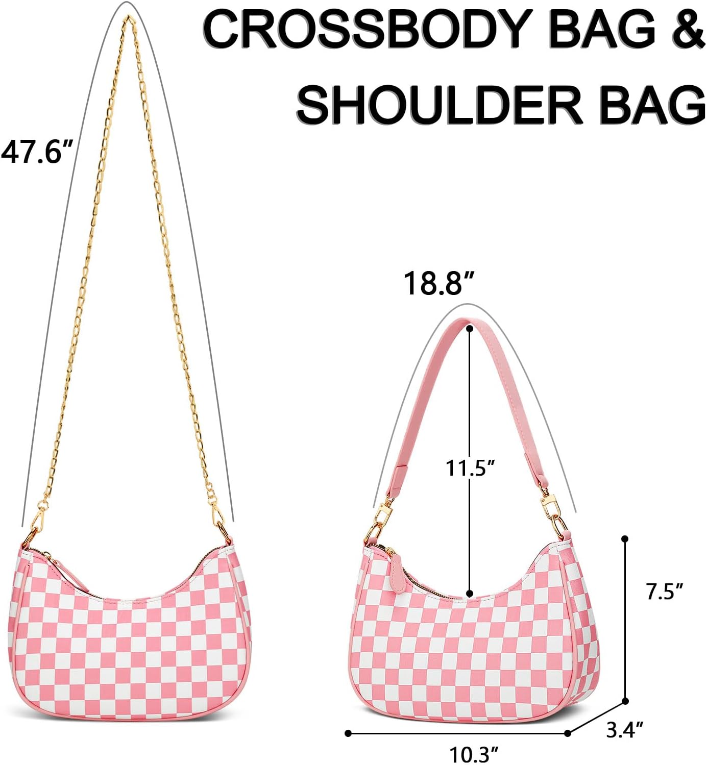 Retro Underarm Hobo Purse