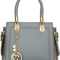 Vegan Leather Satchel Handbag