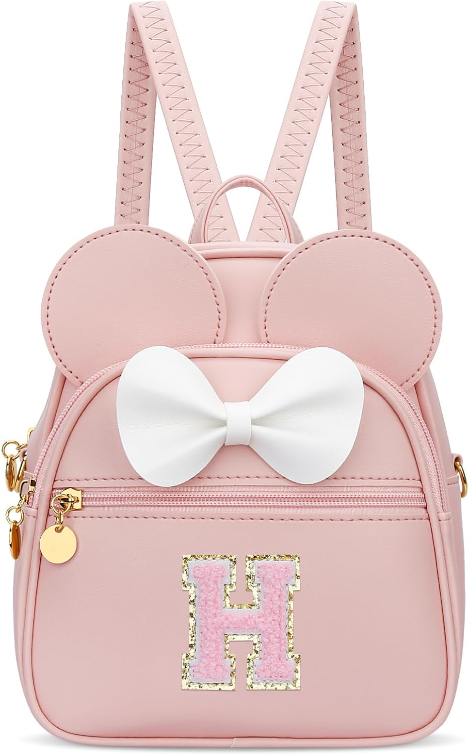 Girls Initial Mini Backpack